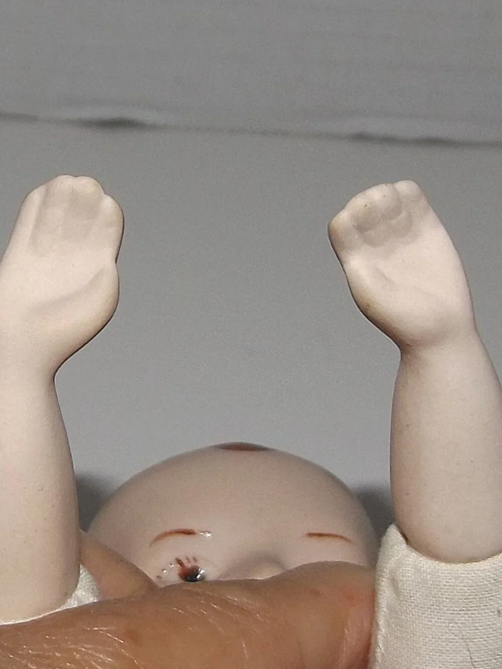 Antique-Vintage German 13” Cabinet Sized Schoolboy Bisque China Head Doll